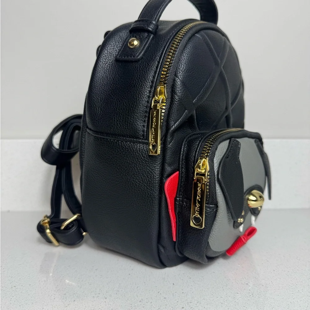 Adorable Puppy Betsy Johnson Mini Backpack - Picture 2 of 6